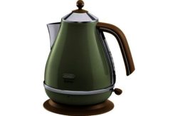 De'Longhi KBOV3001.GR Vintage Icona Kettle - Olive Green